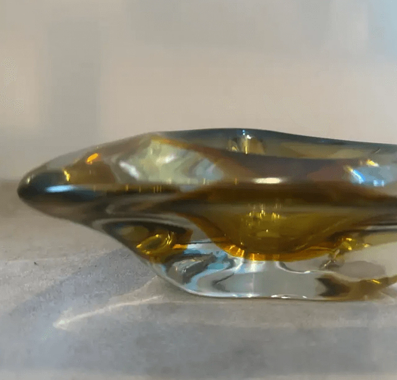 Submerged Murano glass ashtray by Seguso, 1960s 5