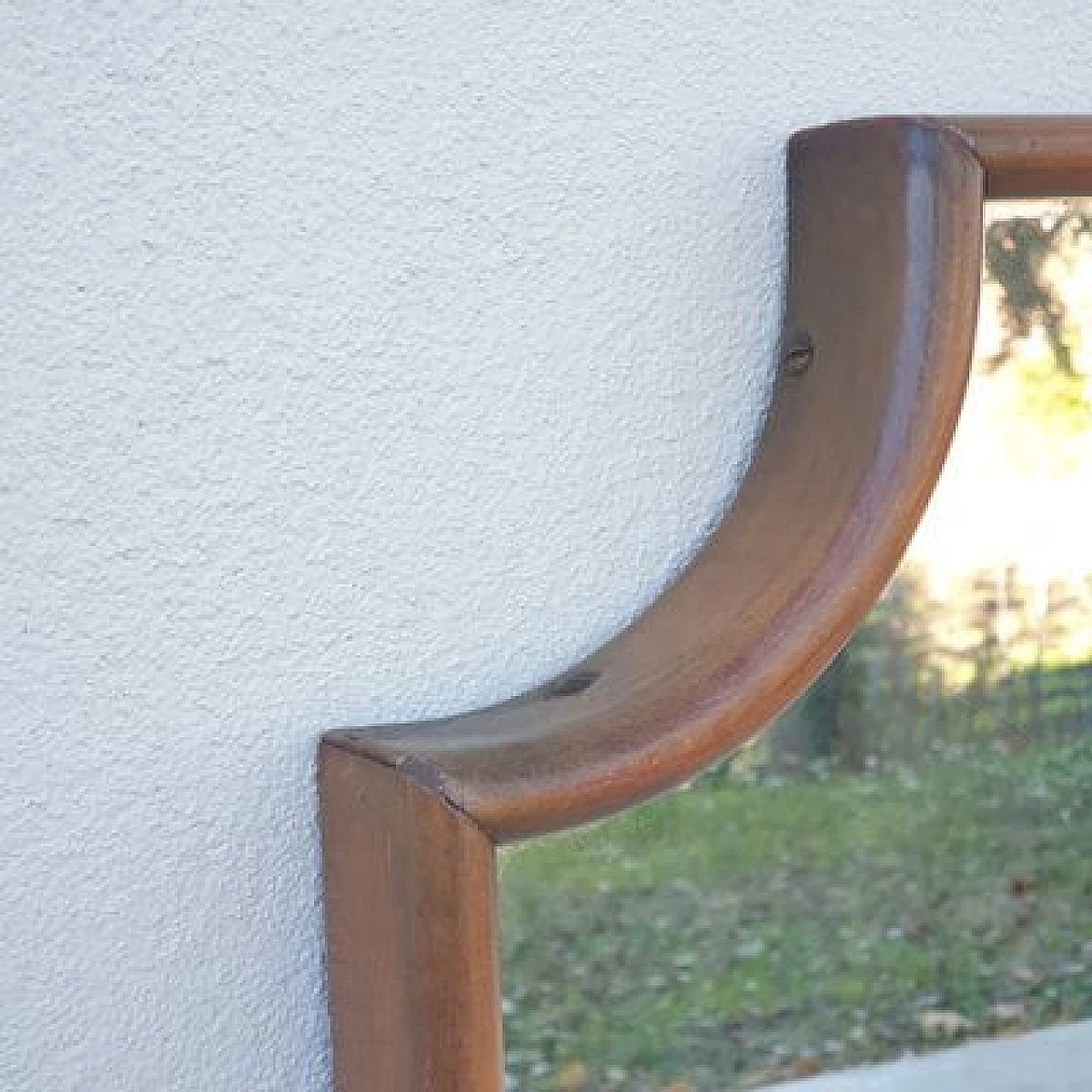 Mirror with wooden frame, 1950s 5