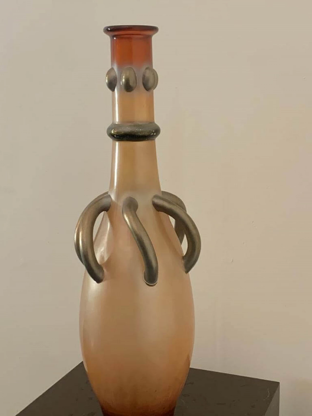 Resin vase by Lam Lee Group, 1980s 1