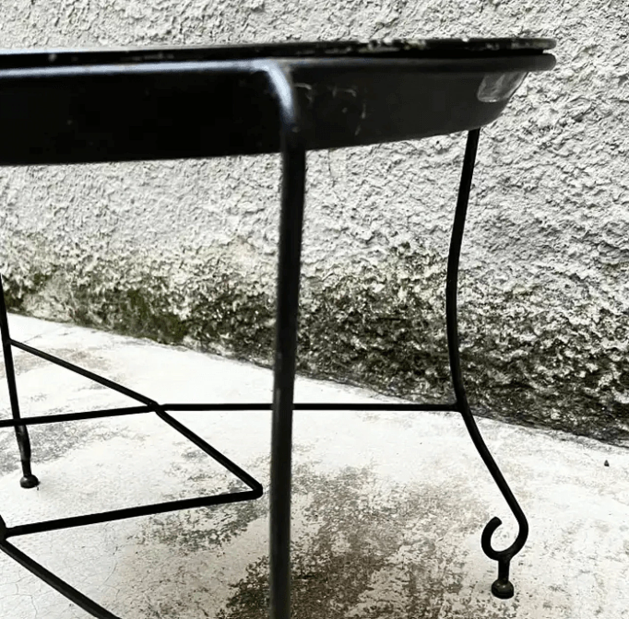 Vassoio in metallo serigrafato con Piedistallo di Piero Fornasetti, anni '50 6