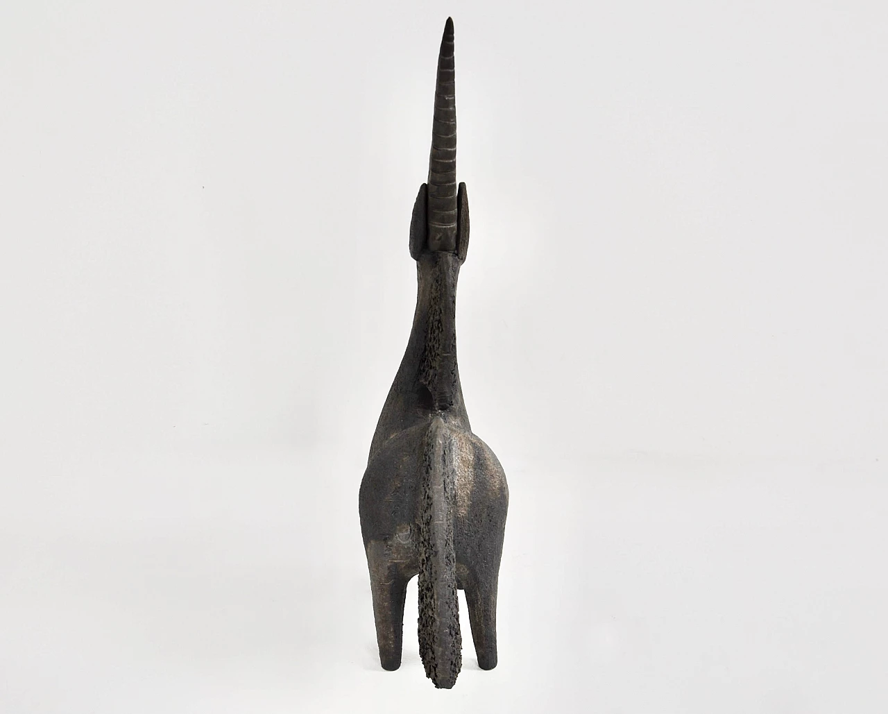 Unicorno in ceramica di Dominique Pouchain, anni '80 2