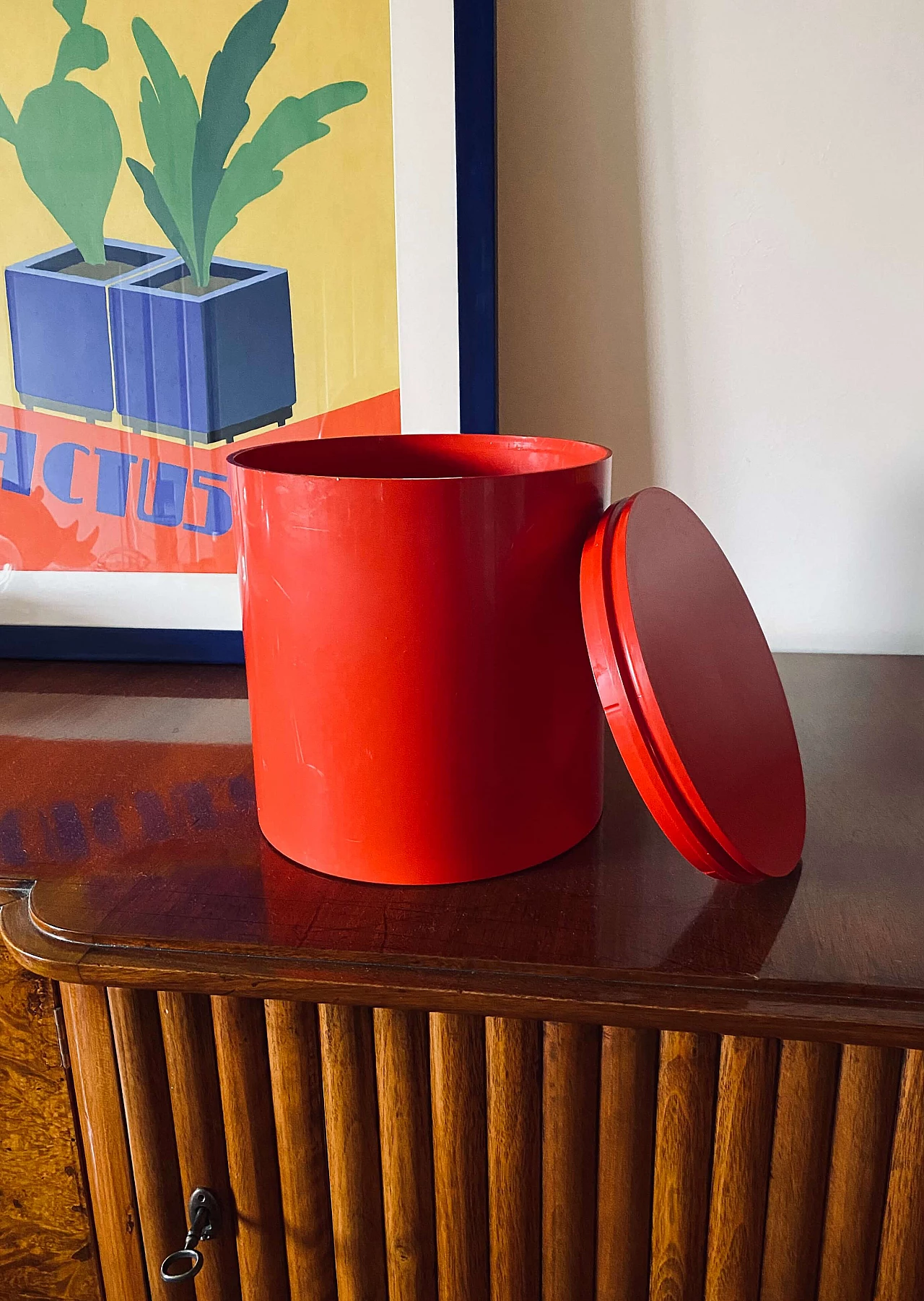 Barattolo/cestino 7305 di Anna Castelli Ferrieri per Kartell, anni '70 4