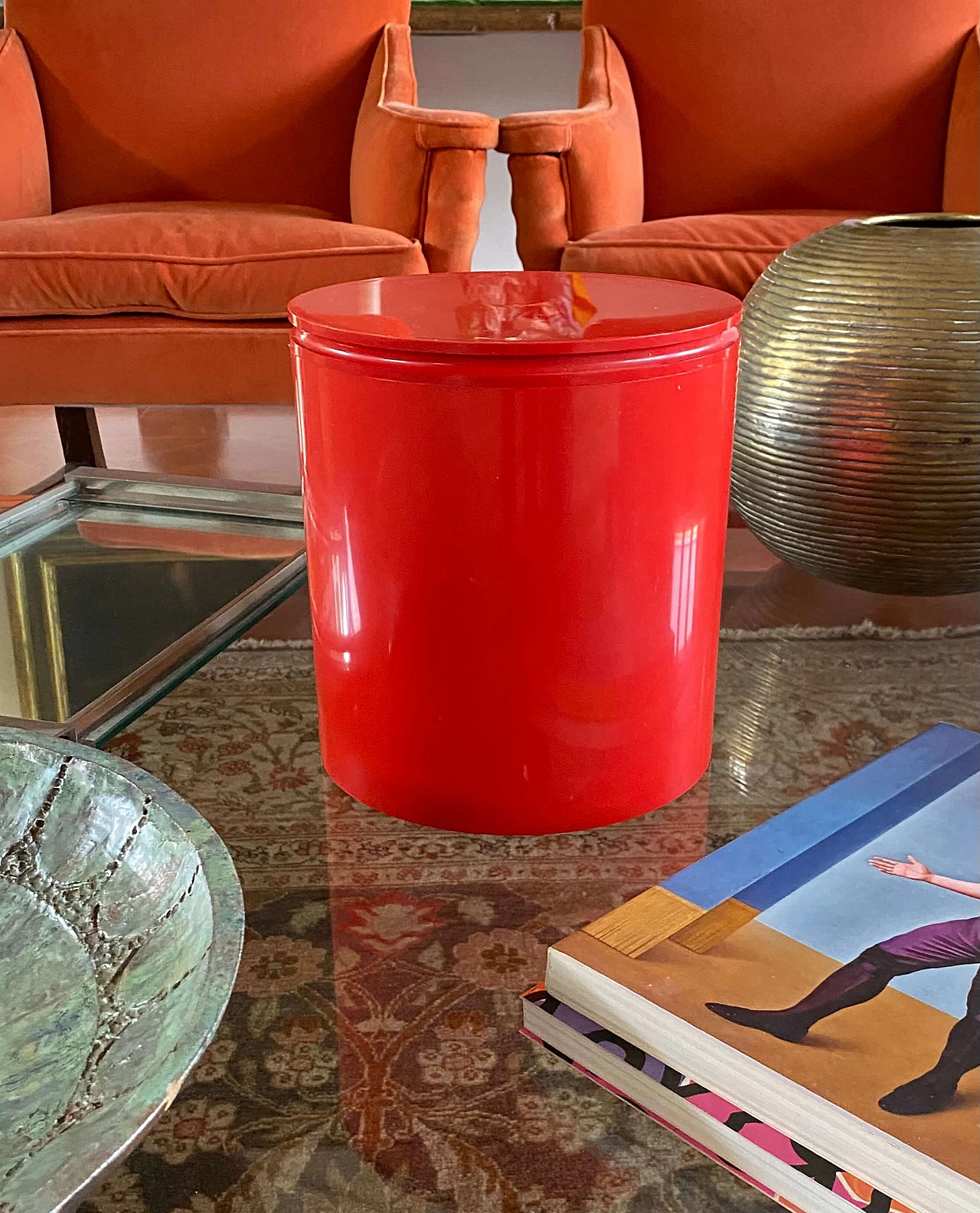 Barattolo/cestino 7305 di Anna Castelli Ferrieri per Kartell, anni '70 6