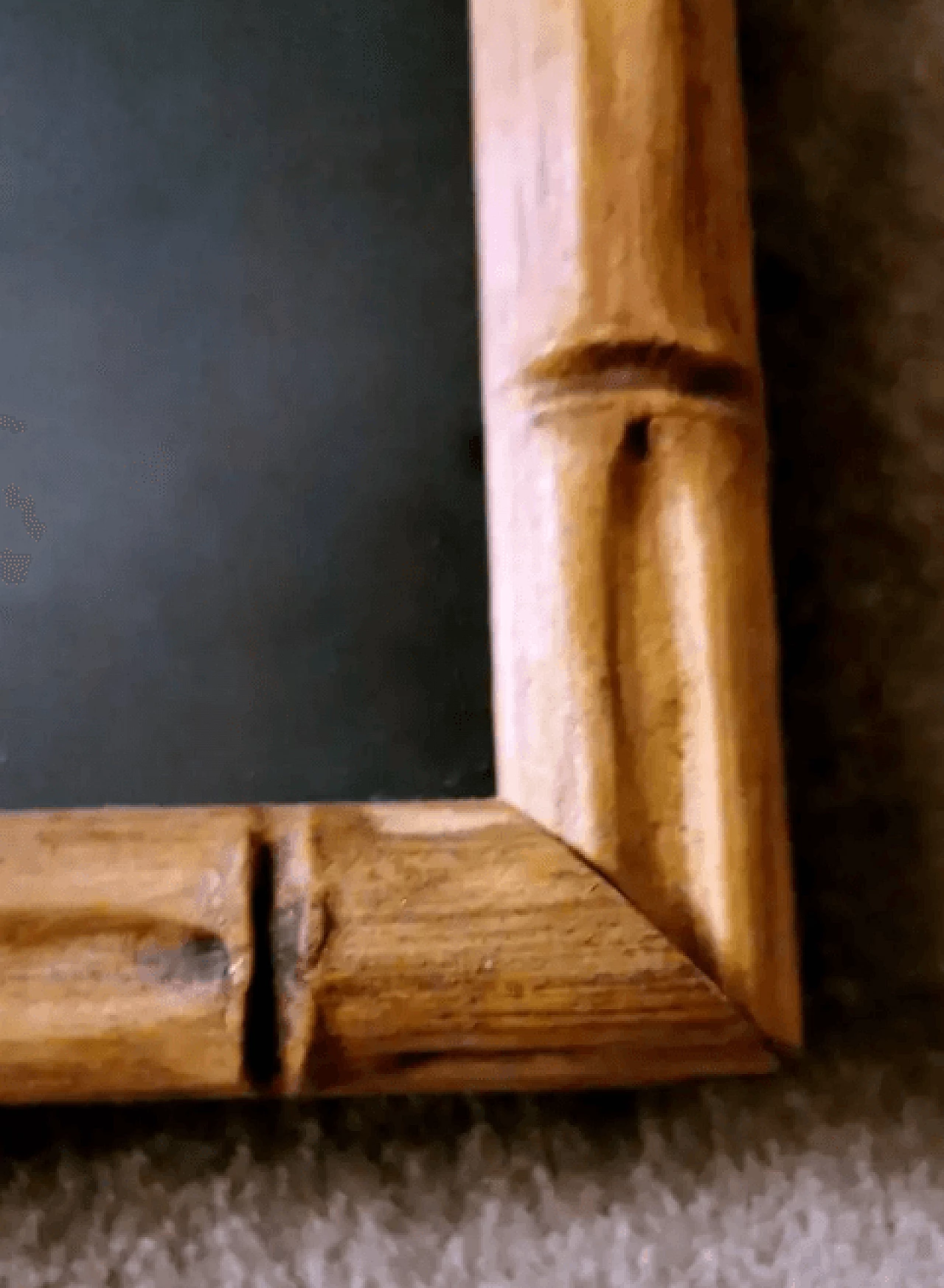 Cornice in finto bambù con sei stampe botaniche inglesi di James Sowerby, '800 15