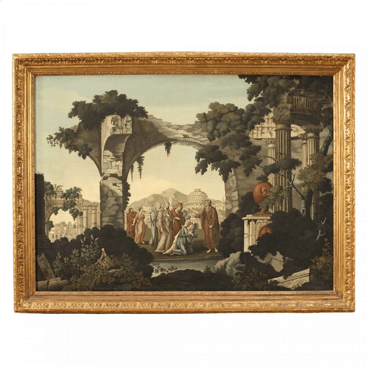 John Baptist Jackson, Baptism of Lydia, oil painting on canvas, 1762 16