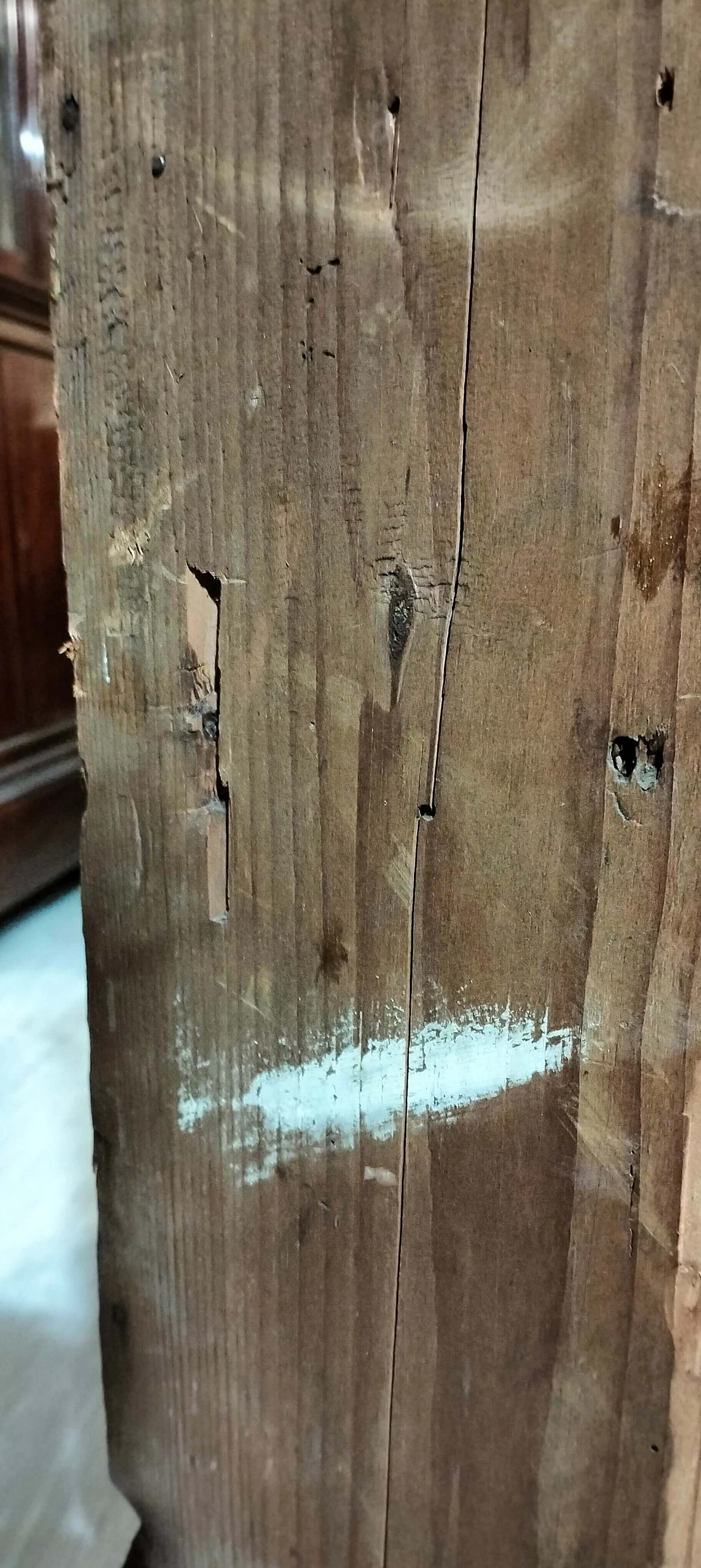 Angoliera Luigi XIV in ebano e marmo Giallo Siena, '700 4