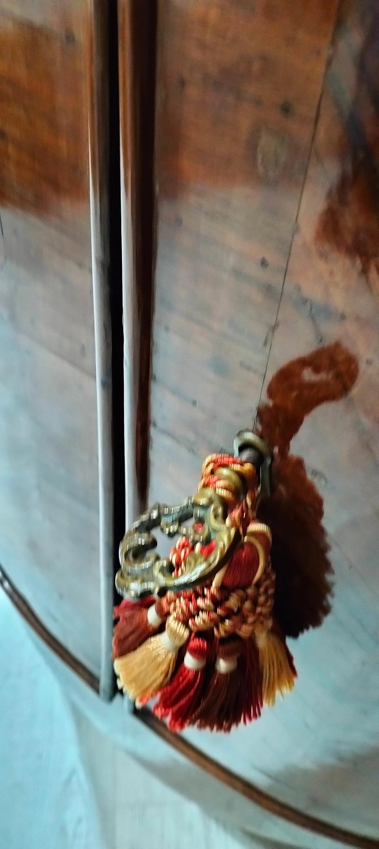 Angoliera Luigi XIV in ebano e marmo Giallo Siena, '700 6