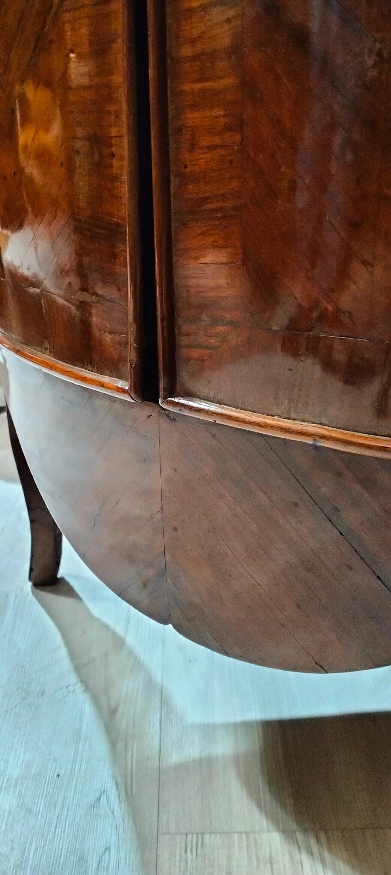 Angoliera Luigi XIV in ebano e marmo Giallo Siena, '700 7