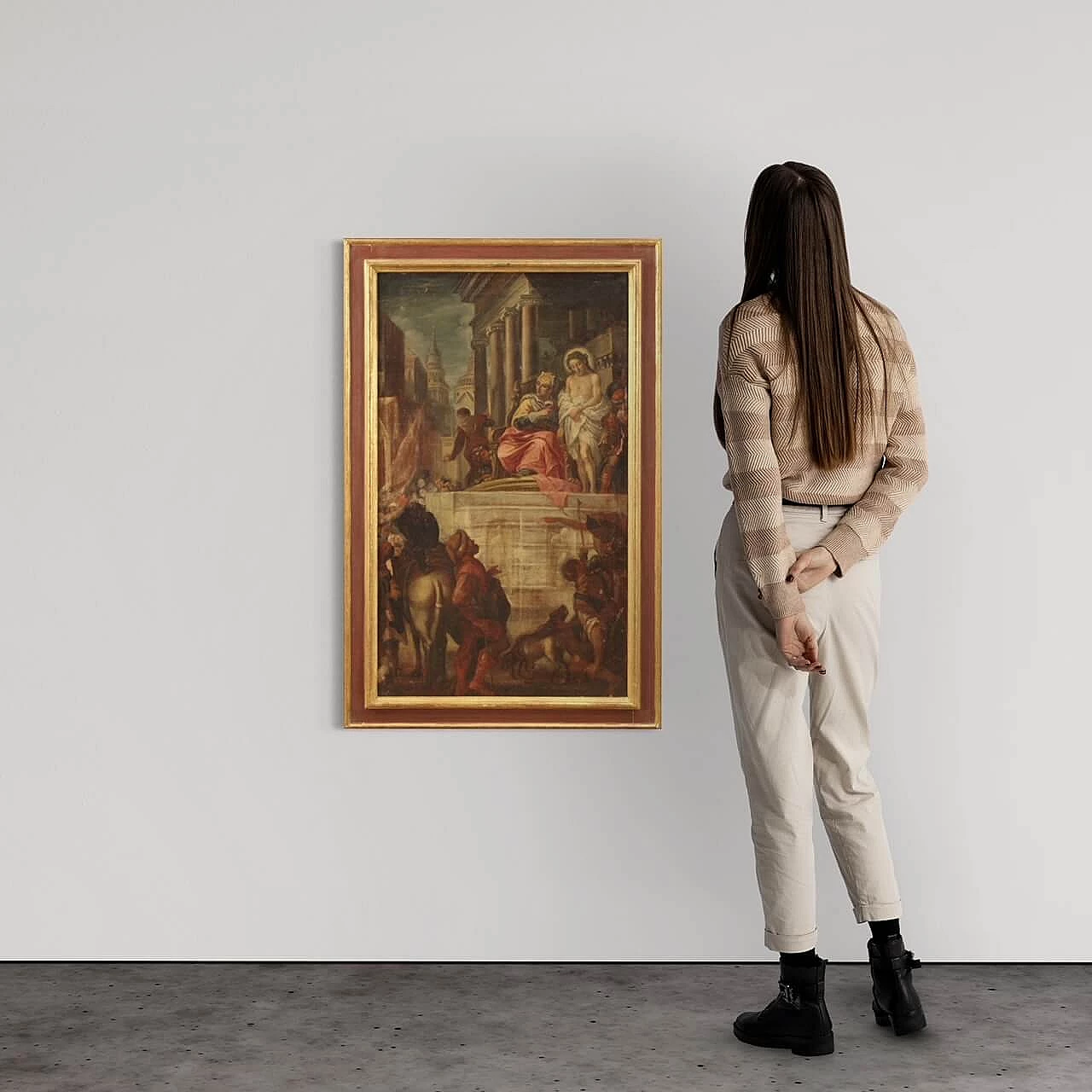 Gesù e Erode, olio su tela, seconda metà '600 2