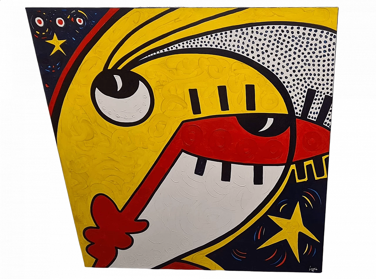 Silvio Vigliaturo, abstract composition, oil painting on canvas, 2007 9