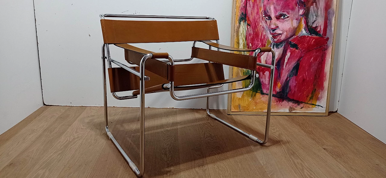 Poltrona Wassily B3 di Marcel Breuer per Matteograssi 1880, 1988 2