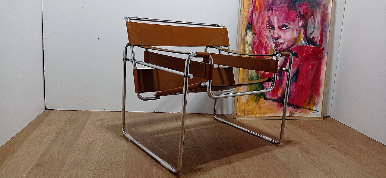 Poltrona Wassily B3 di Marcel Breuer per Matteograssi 1880, 1988 3