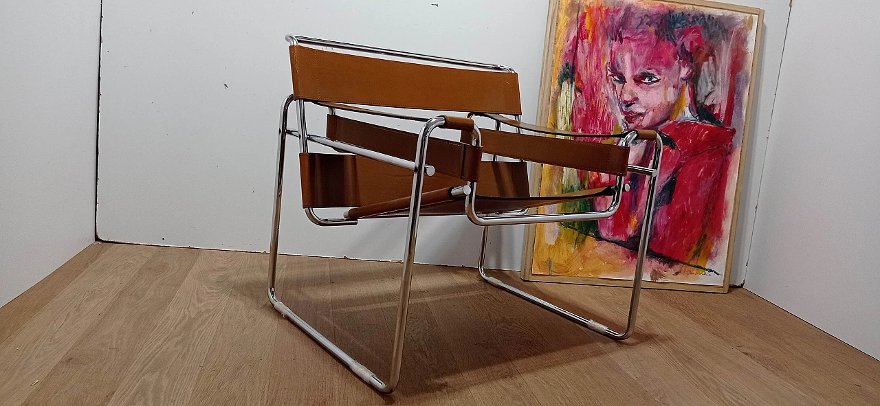 Poltrona Wassily B3 di Marcel Breuer per Matteograssi 1880, 1988 4