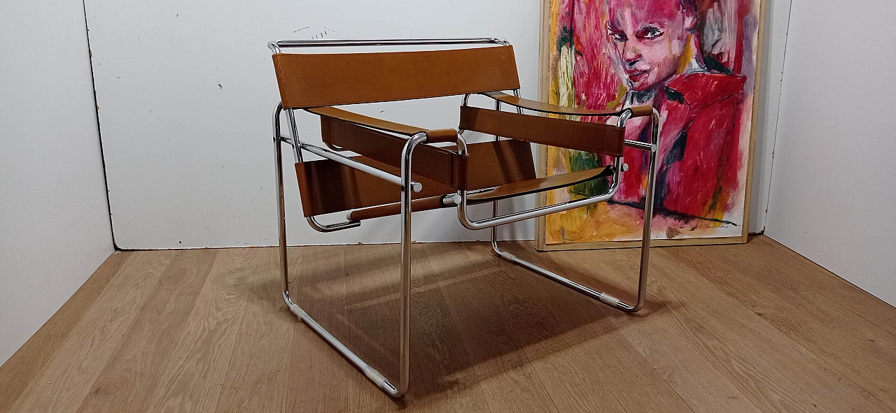Wassily B3 armchair by Marcel Breuer for Matteograssi 1880, 1988 5