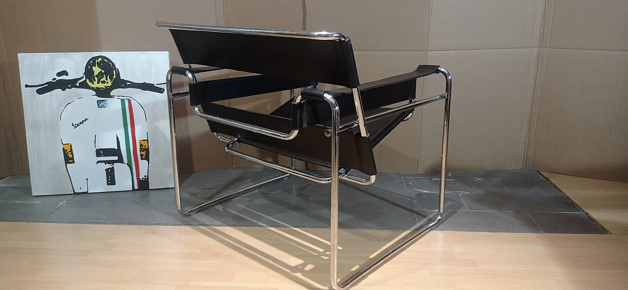 Poltrona Wassily B3 di Marcel Breuer per Knoll, 1980 57