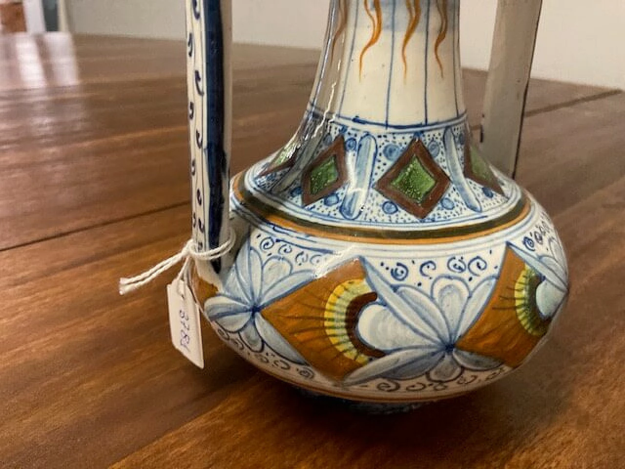 Vaso Art Déco in maiolica policroma di Cantagalli, anni '40 1
