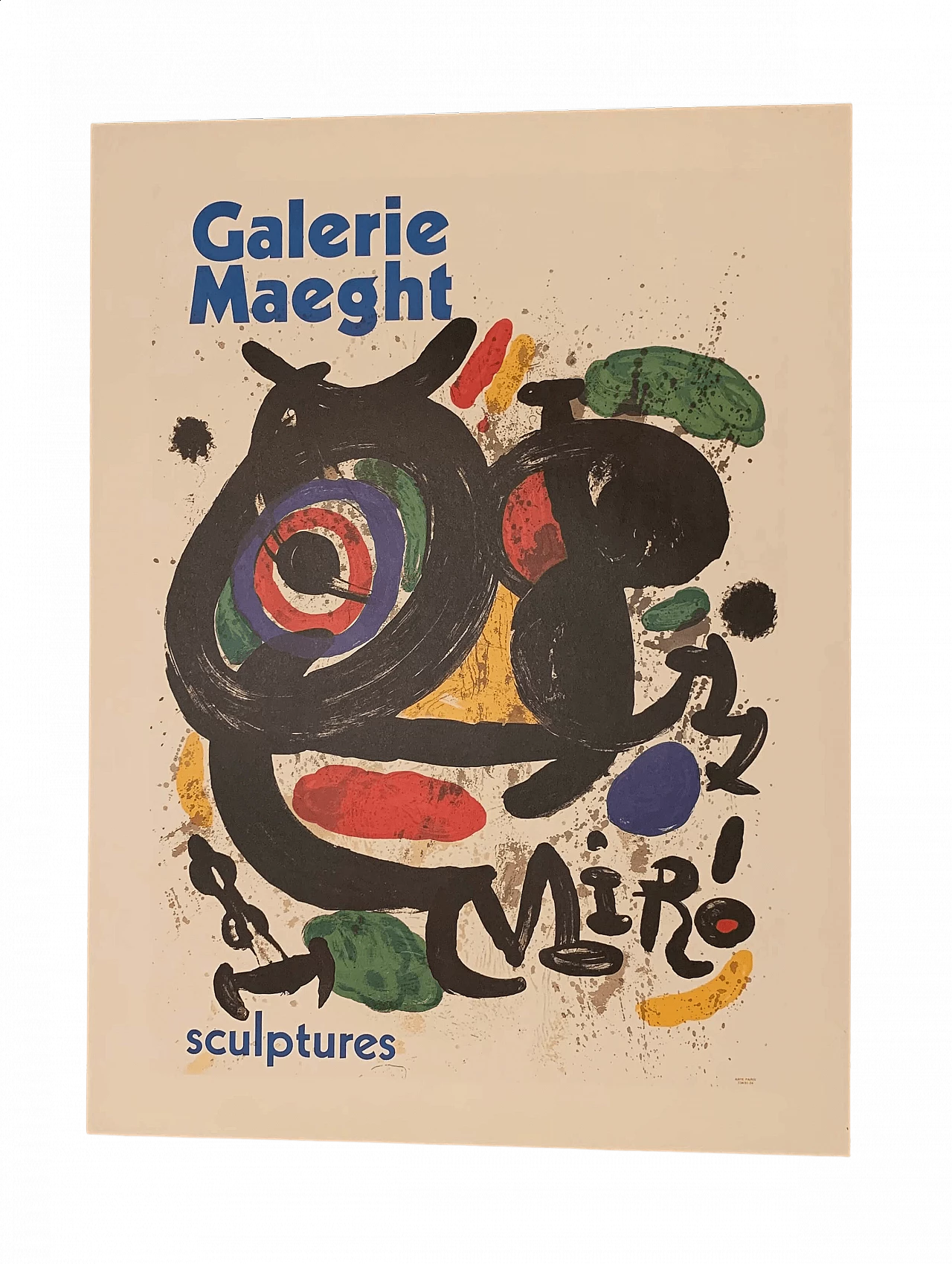 Manifesto per mostra di Joan Miró alla Galerie Maeght, anni '70 4