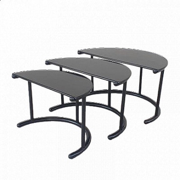 3 Tria coffee tables by Gianfranco Frattini for Acerbis, 1985