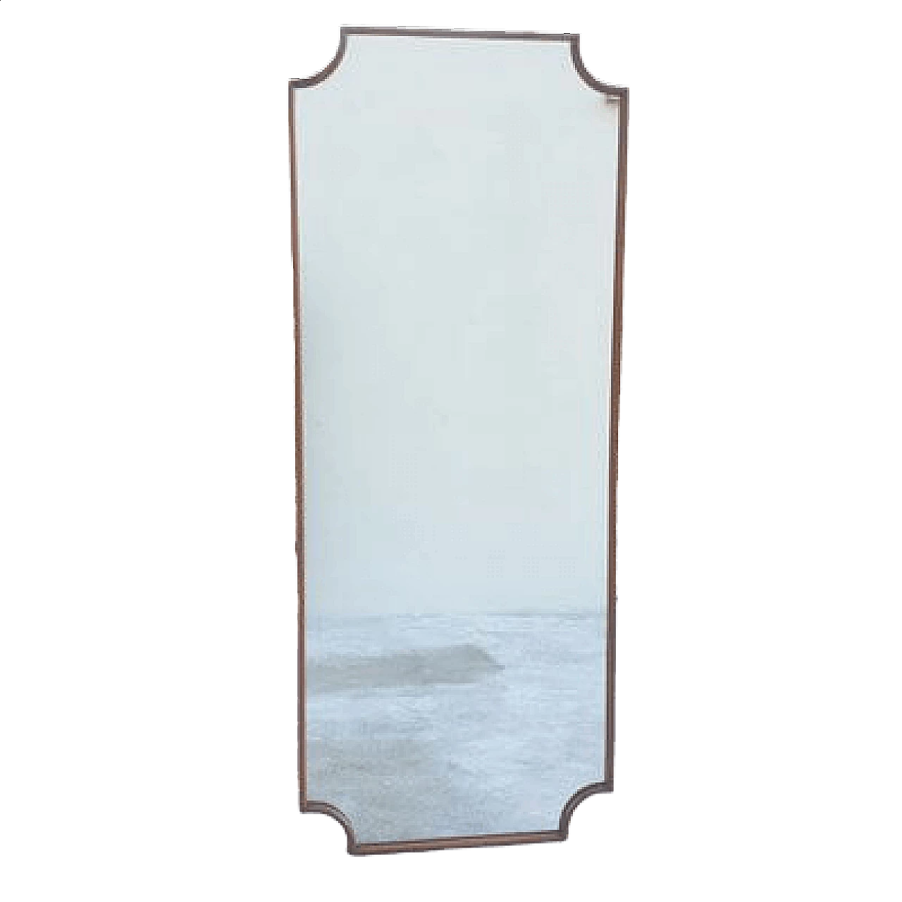 Specchio con cornice in legno, anni '50 12