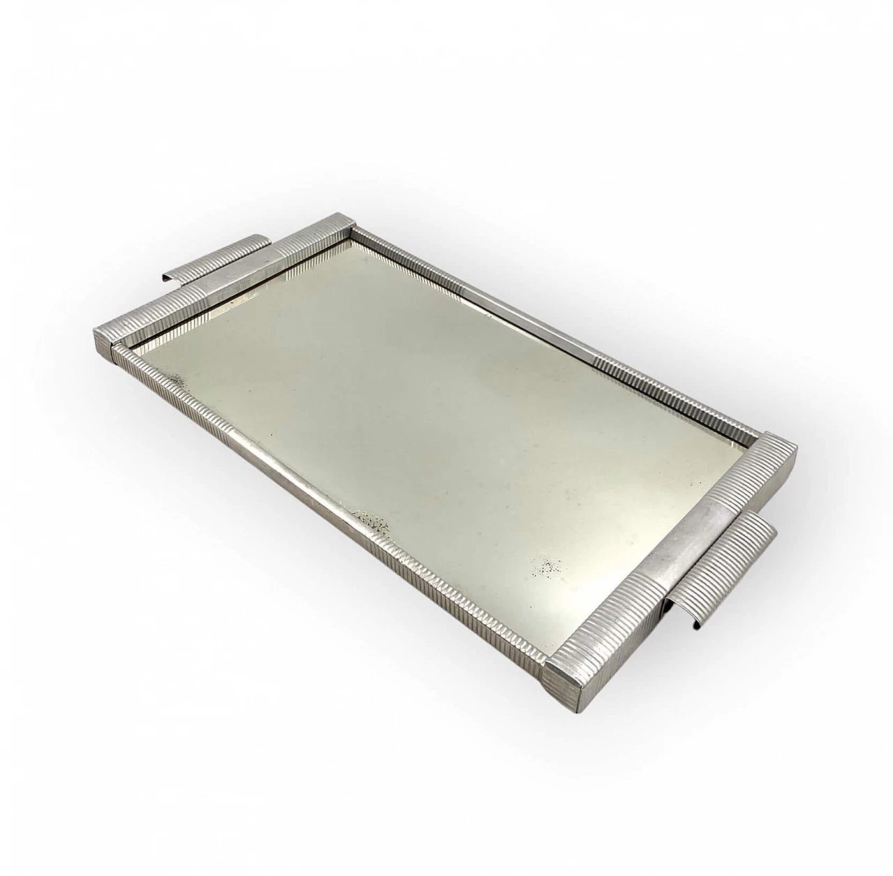 Art Deco mirrored pewter tray, 1930s 14