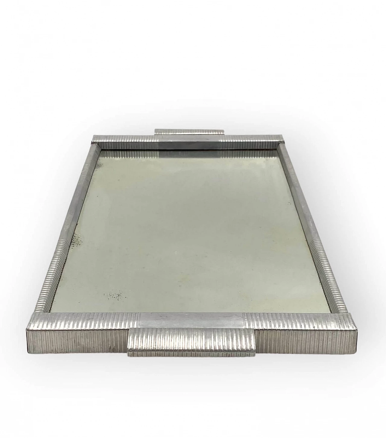 Art Deco mirrored pewter tray, 1930s 19