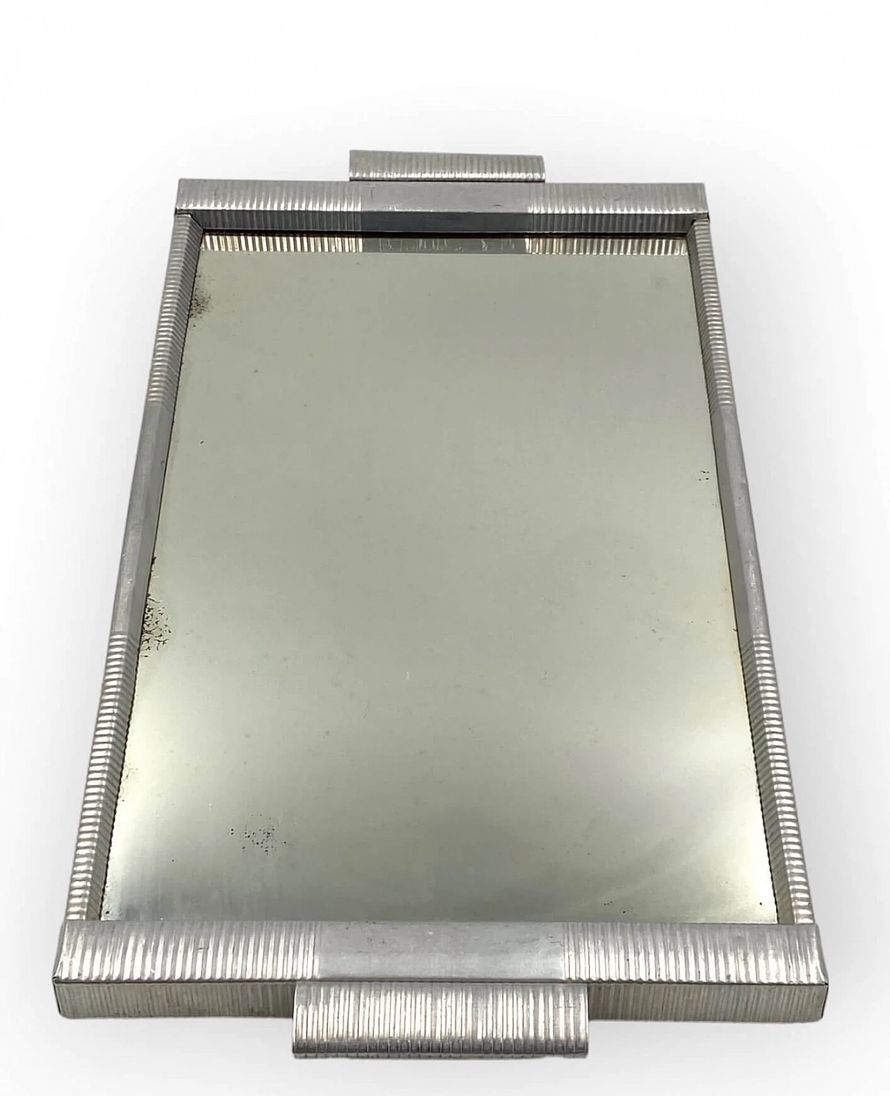 Art Deco mirrored pewter tray, 1930s 20