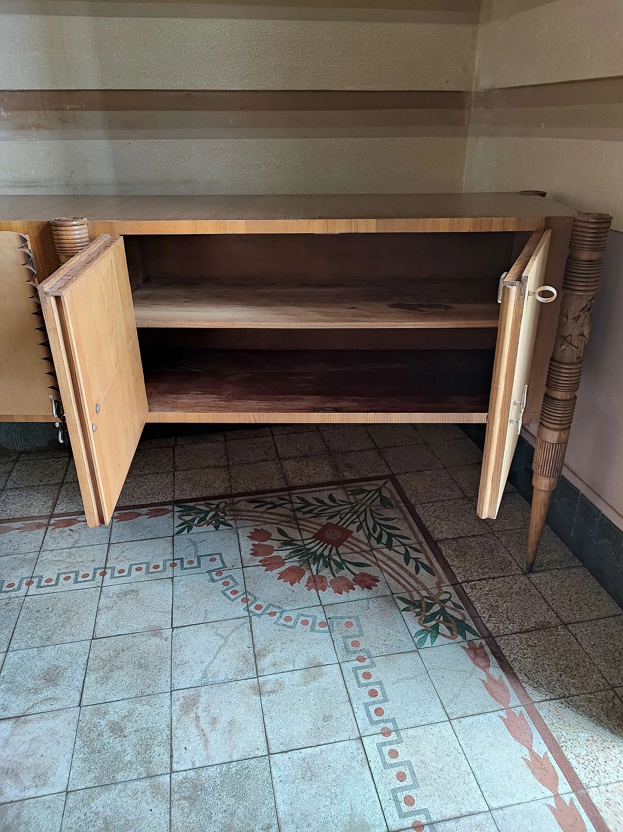 Wood sideboard by Pier Luigi Colli, 1950s 5