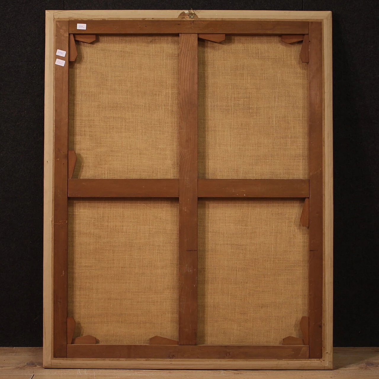 Natura morta con fiori, dipinto a olio su tela, prima metà del '700 12