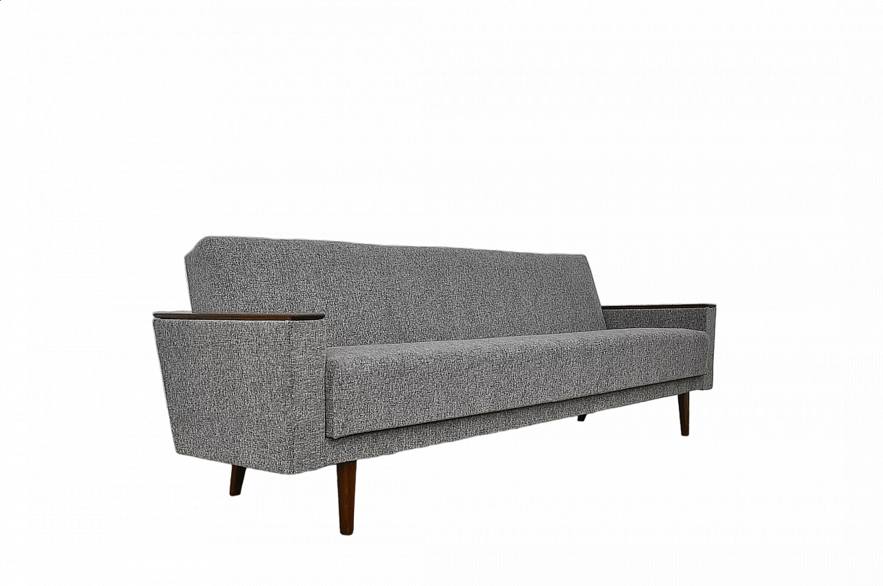 Scandinavian style folding sofa bed, 1960s 15