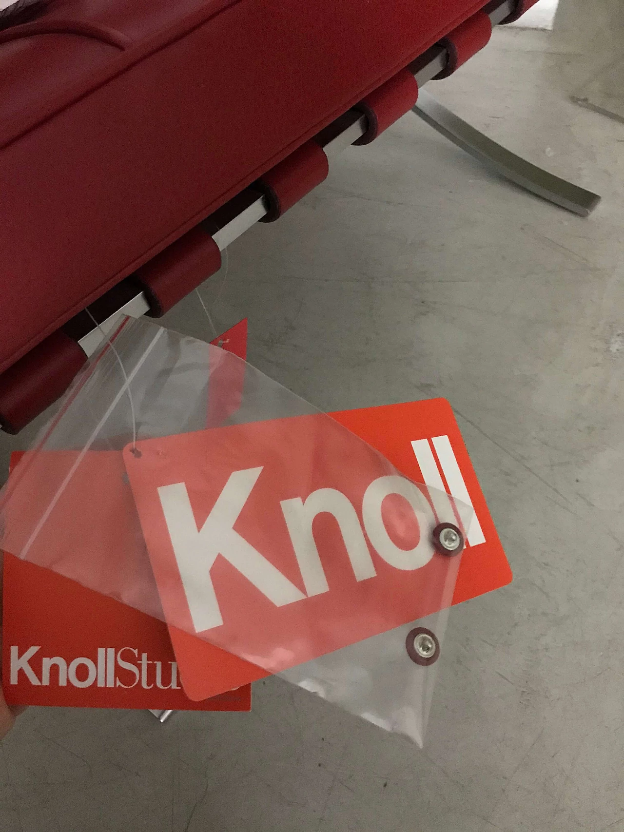 Poltrona Barcelona di Mies Van Der Rohe per Knoll, 2004 3