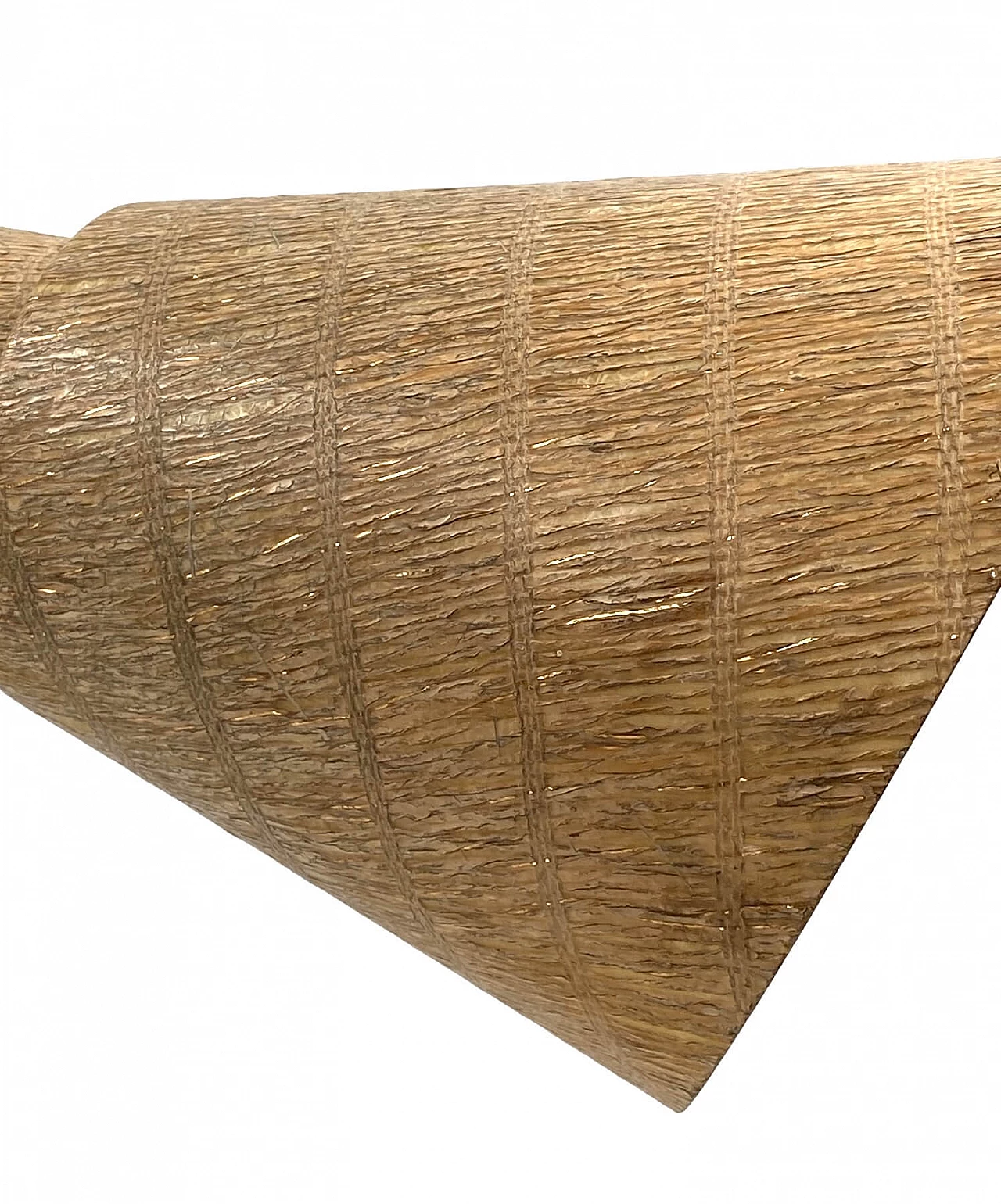 Two-light table lamp made of brass, wood and fibreglass, 1960s 7