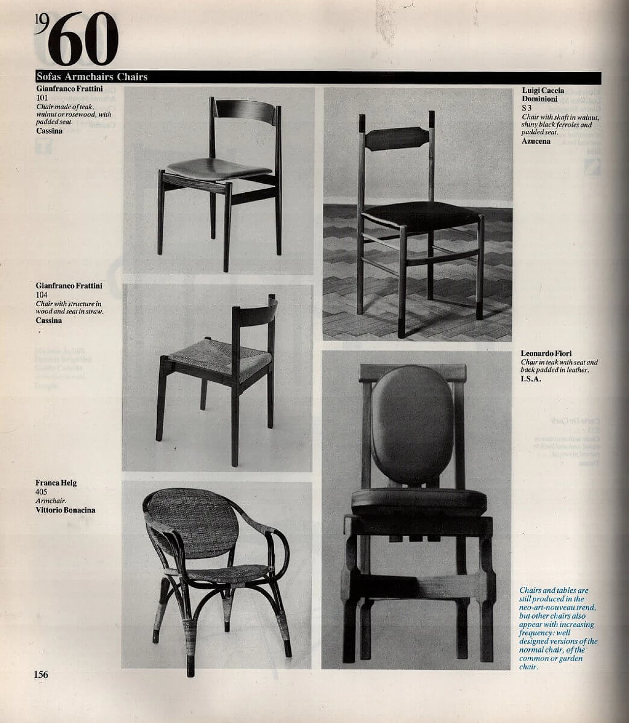 6 Sedie 101 di Gianfranco Frattini per Cassina, anni '60 30