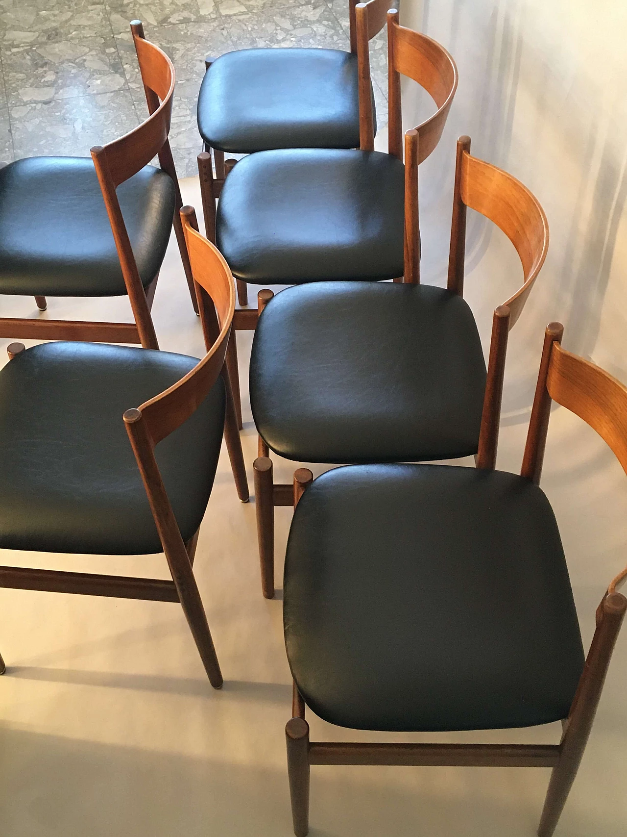 6 Sedie 101 di Gianfranco Frattini per Cassina, anni '60 33