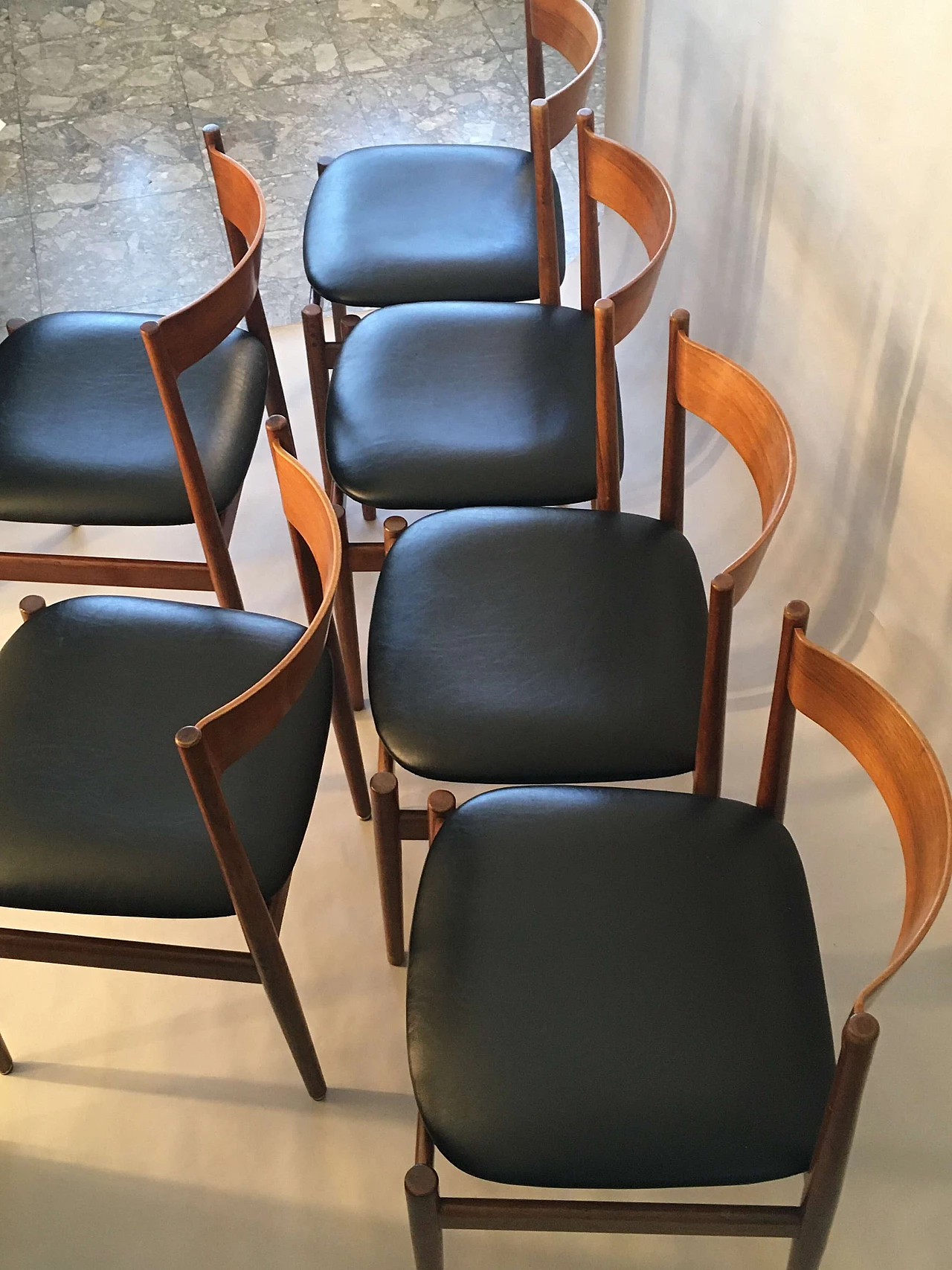 6 Sedie 101 di Gianfranco Frattini per Cassina, anni '60 35