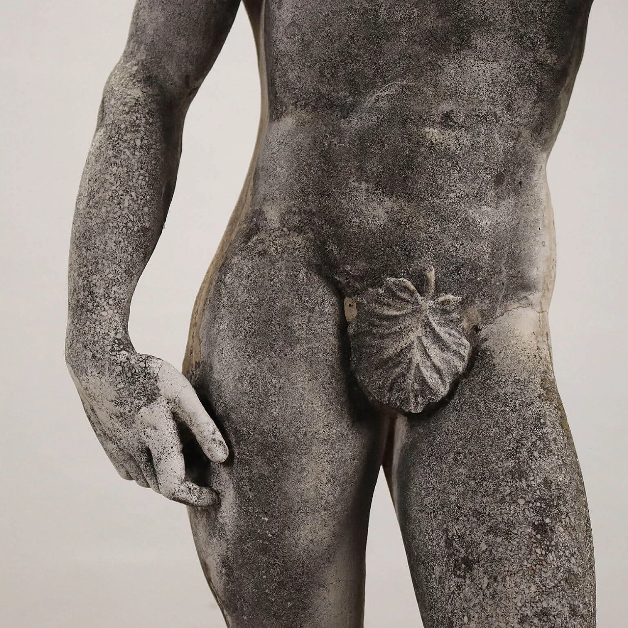 Statua da giardino in graniglia raffigurante David di Michelangelo 5