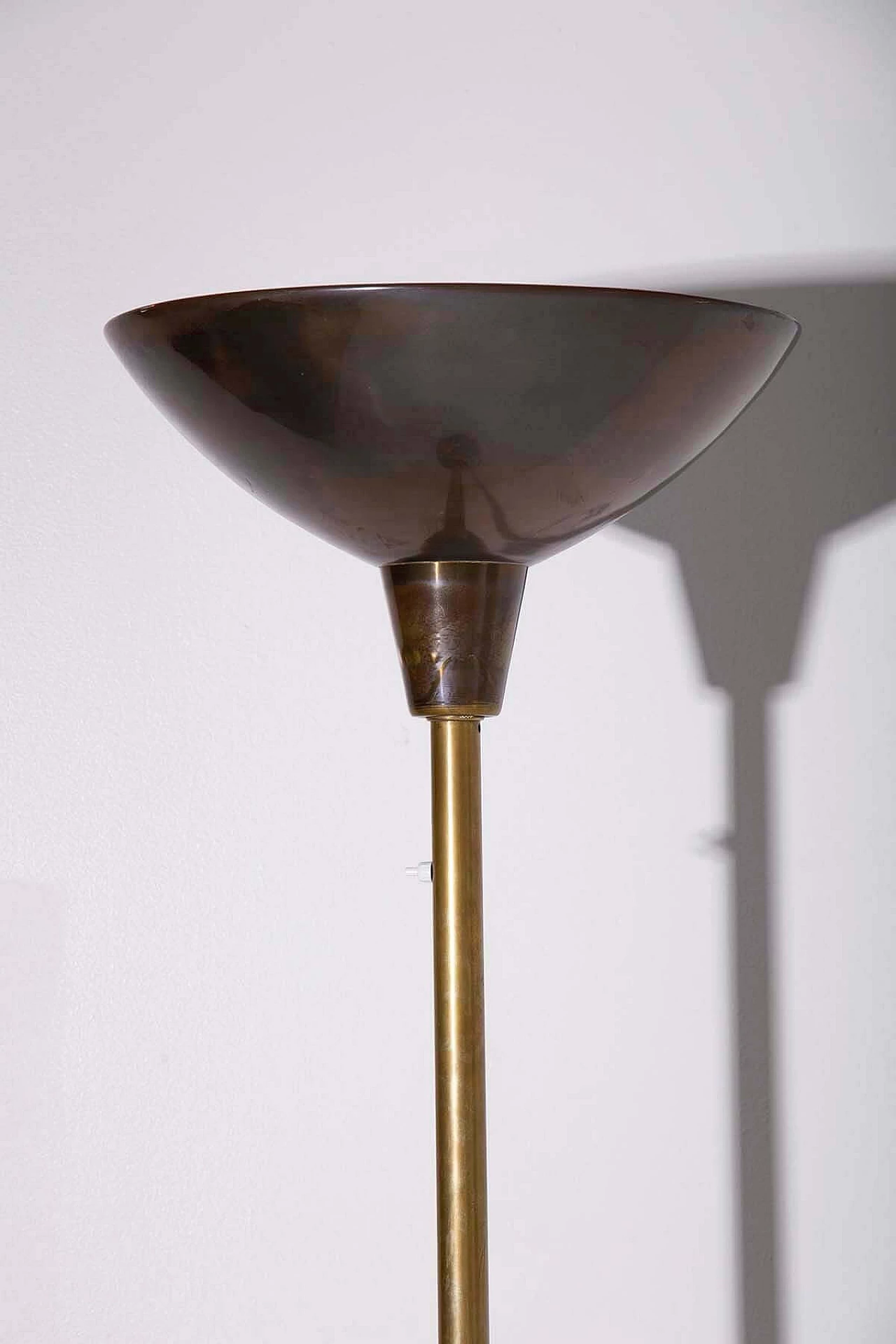 LTE1 floor lamp in brass by Luigi Caccia Dominioni for Azucena, 1950s 3