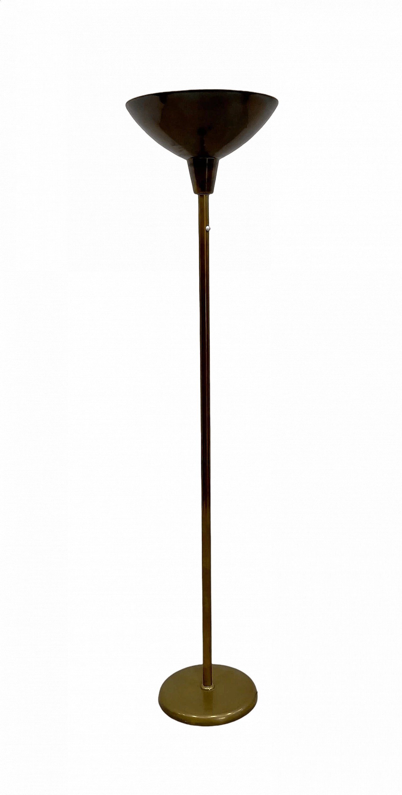 Lampada da terra LTE1 in ottone di Luigi Caccia Dominioni per Azucena, anni '50 7