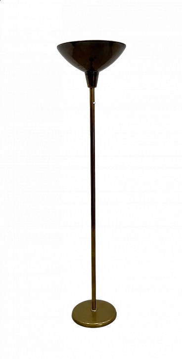 LTE1 floor lamp in brass by Luigi Caccia Dominioni for Azucena, 1950s