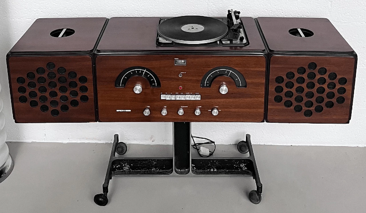 Radio giradischi Brionvega RR126 dei fratelli Castiglioni, anni '60 8