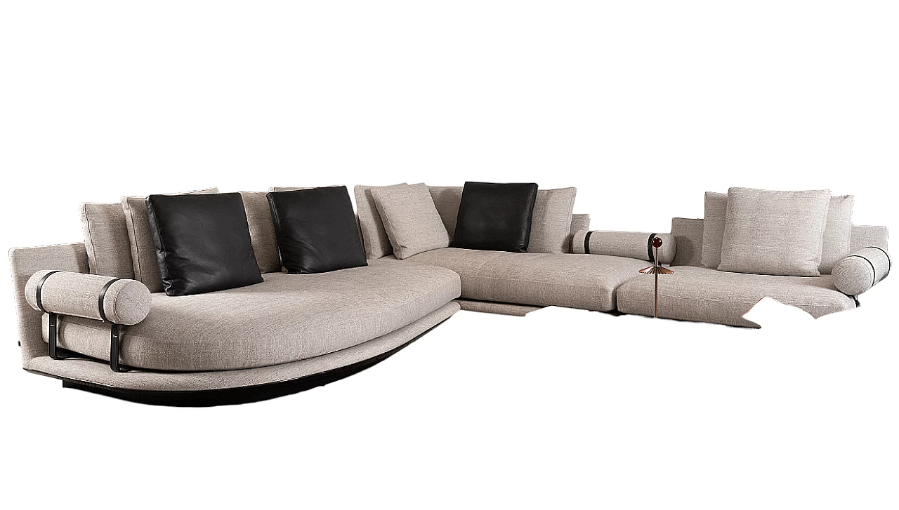 Noonu modular sofa by Antonio Citterio for B&B Italia 7