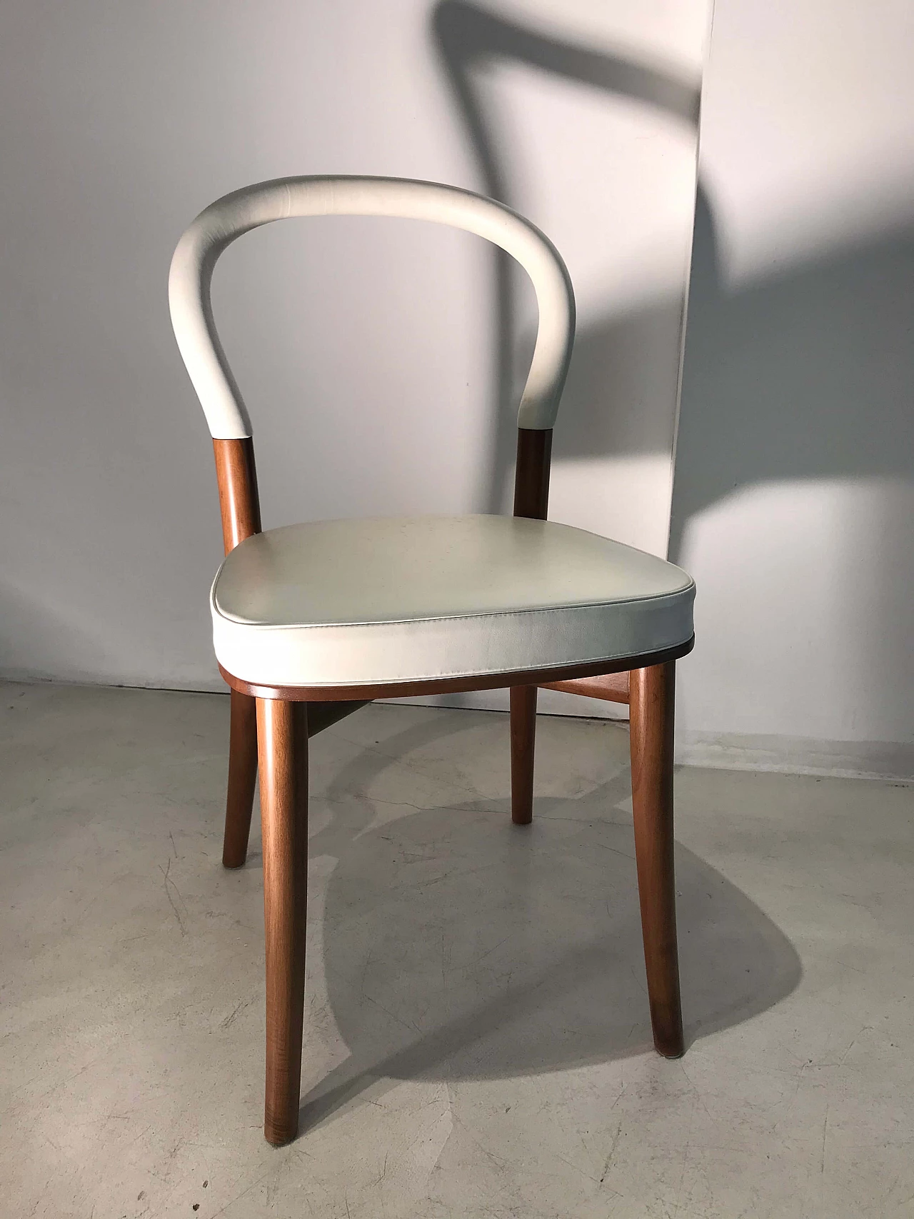 Goteborg chair in stained solid walnut by Gunnar Asplund for Cassina, 1983 1