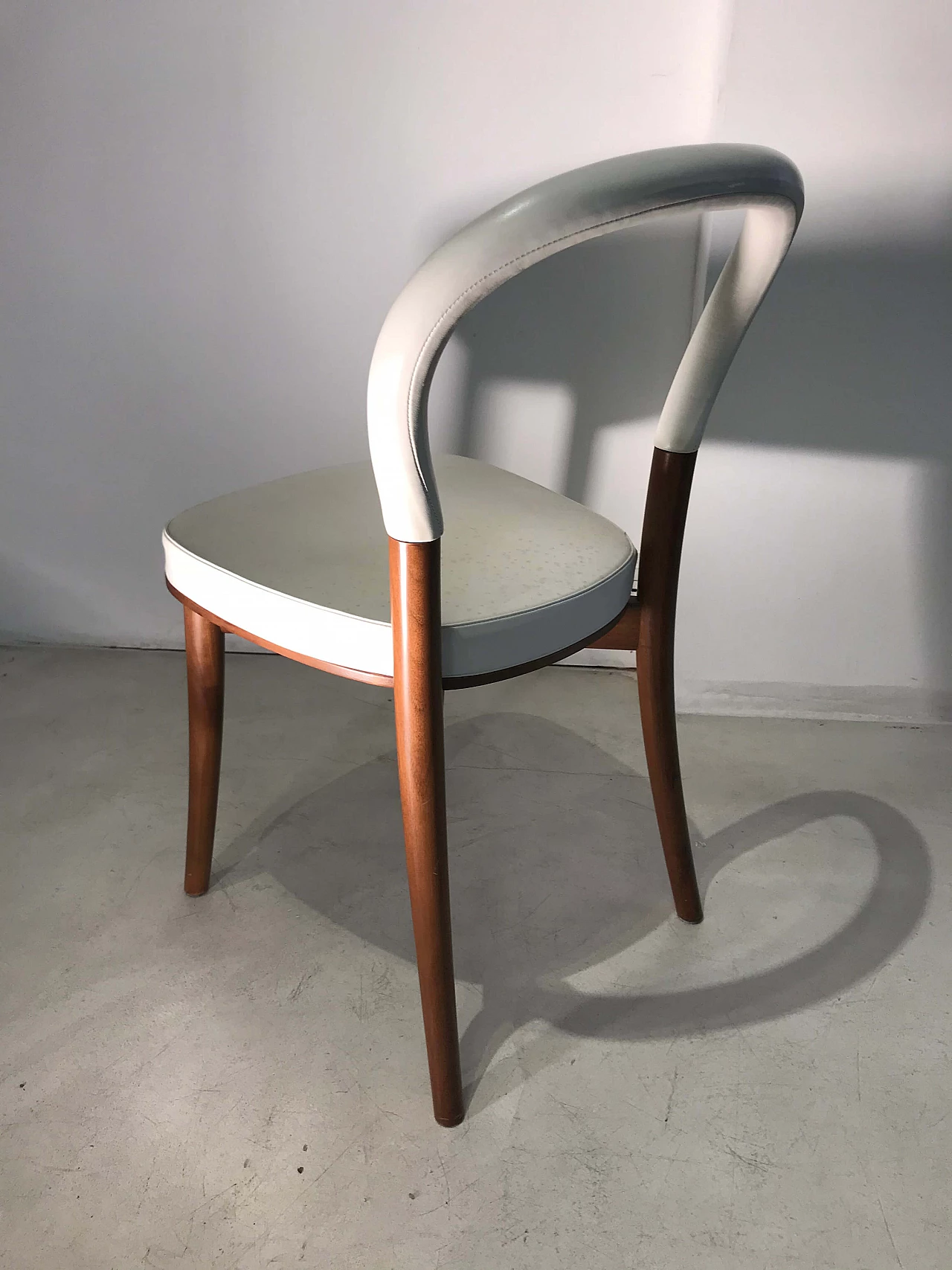 Goteborg chair in stained solid walnut by Gunnar Asplund for Cassina, 1983 5