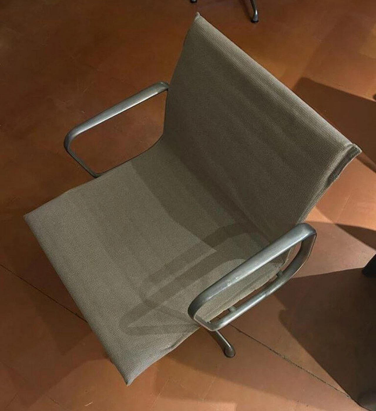 EA-108 office chair in Hopsak fabric by Charles Eames for Vitra, 1970s 2