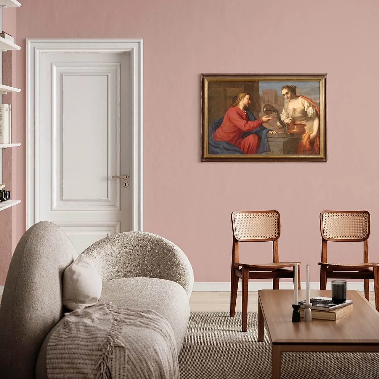 Gesù e la Samaritana al pozzo, olio su tela, seconda metà '600 13