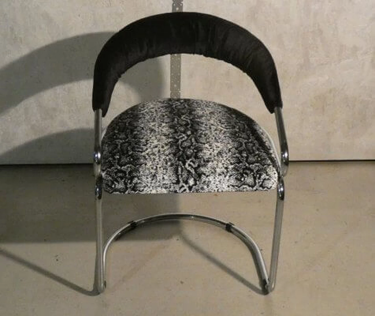 4 Steel chairs by Giotto Stoppino for Kartell, 1970s 6