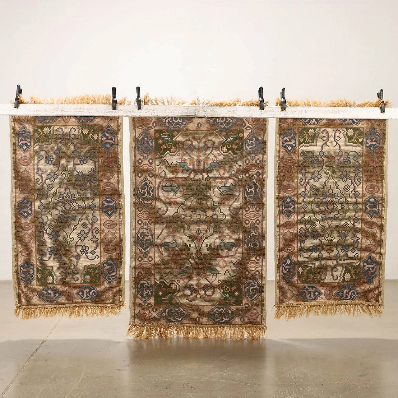 3 Moroccan cotton and wool Marrakech rugs 8