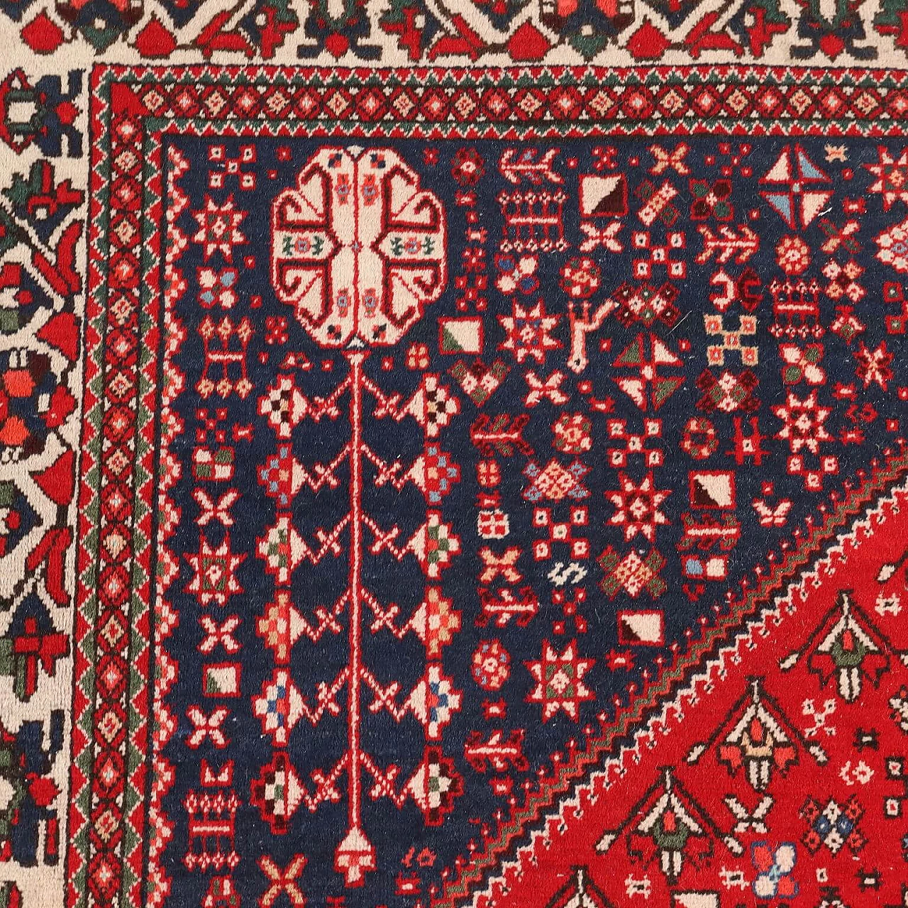 Iranian cotton and wool Kaskay rug 5