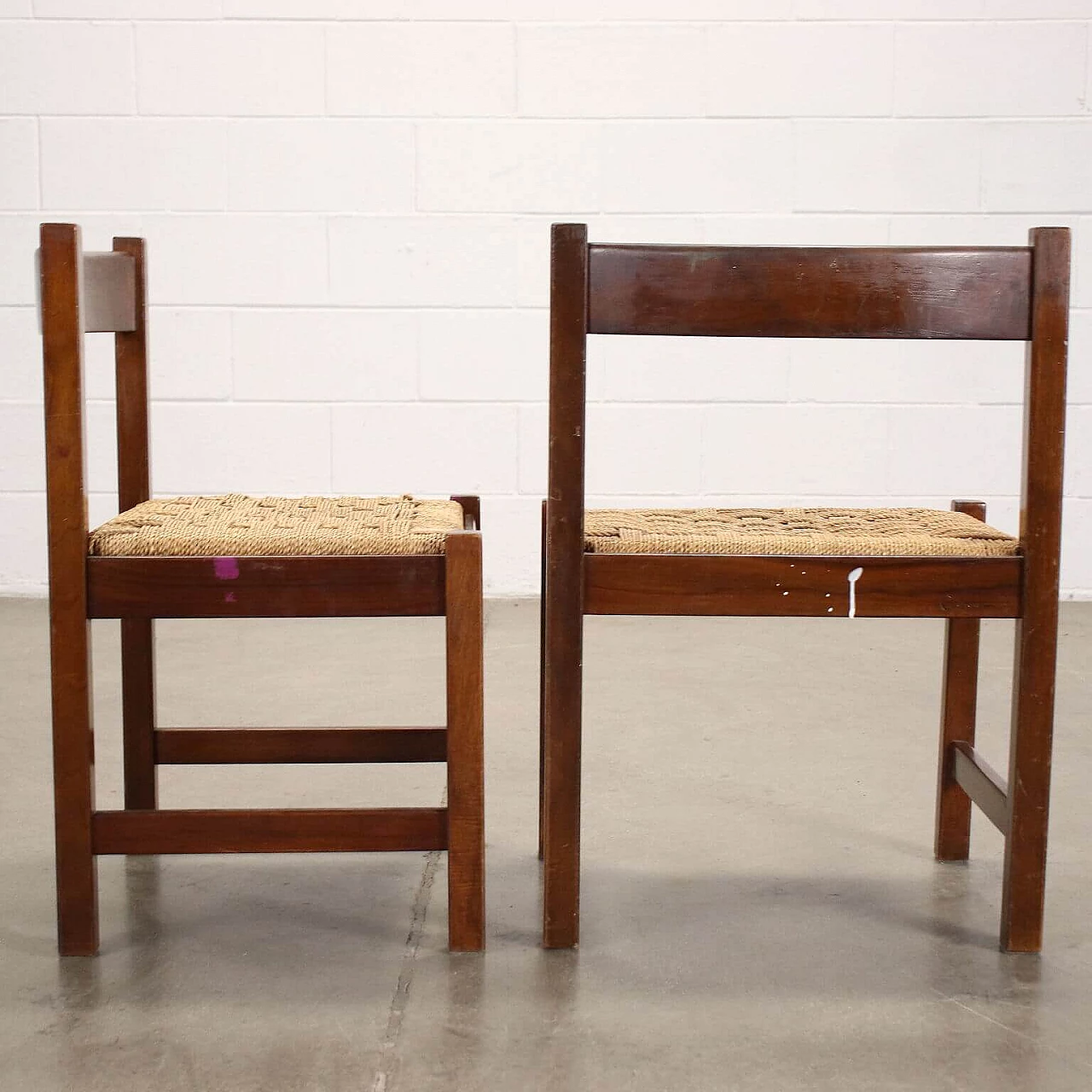 5 Torbecchia chairs by Giovanni Michelucci for Poltronova, 1970s 7