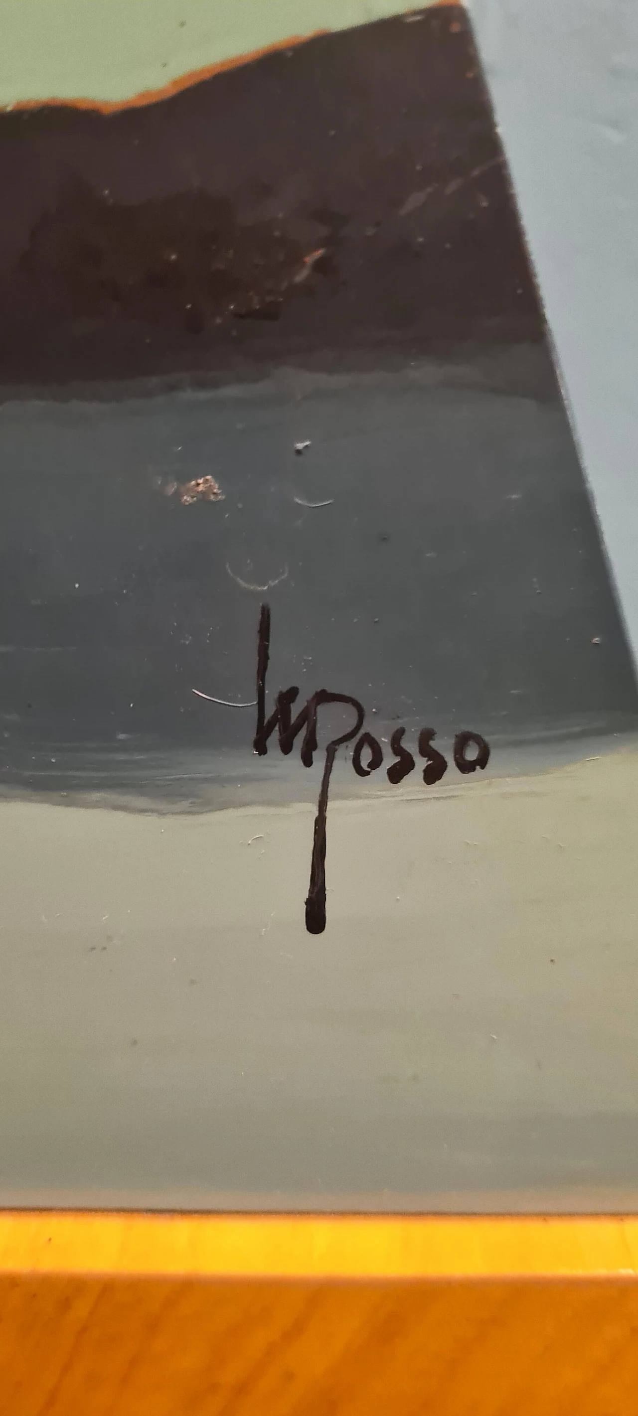 Mario Rosso, composizione metafisica, scultura in legno, metallo e quarzo, anni '80 12