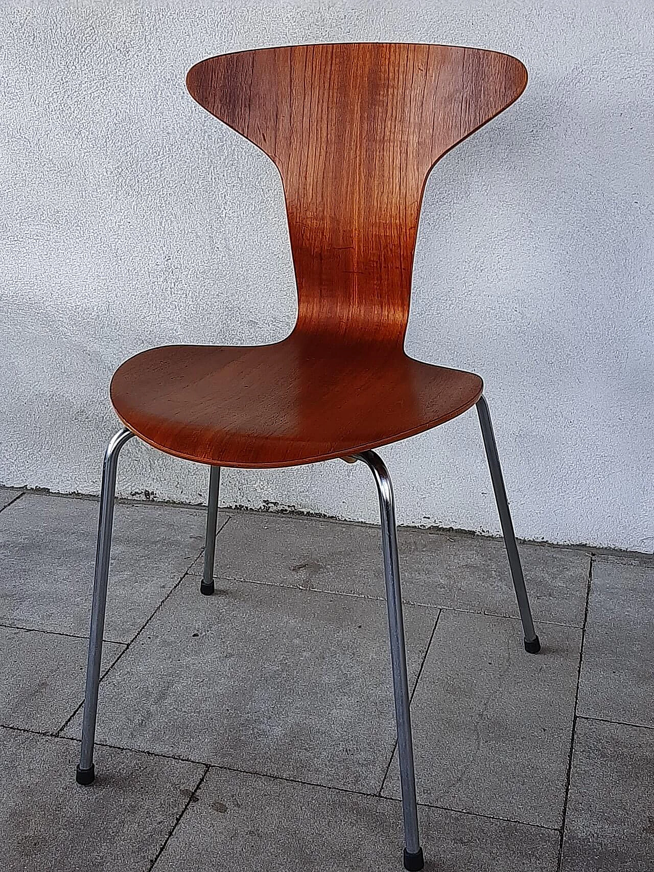 6 Sedie 3105 di Arne Jacobsen per Fritz Hansen, 1967 1